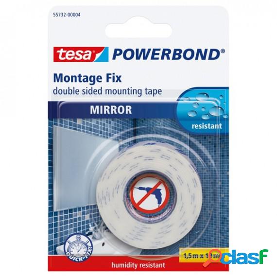 Nastro biadesivo per specchi Tesa Powerbond - 1,5 mt x 19 mm