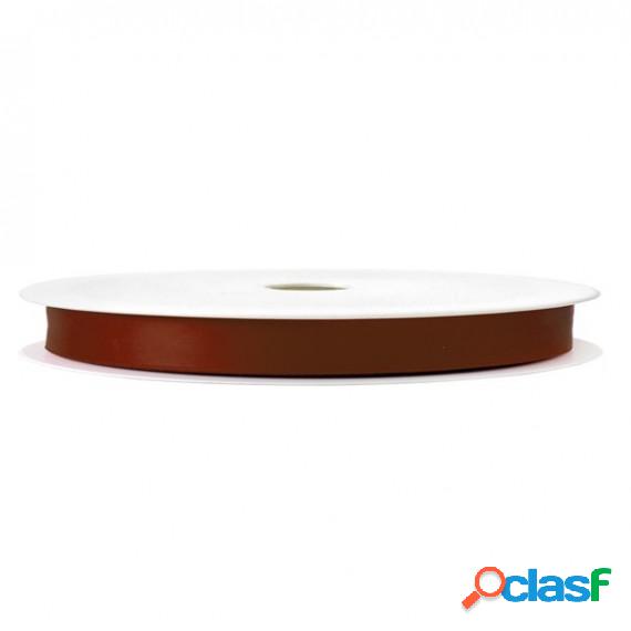 Nastro doppio raso - 10mmx25mt - marrone 57 - Brizzolari