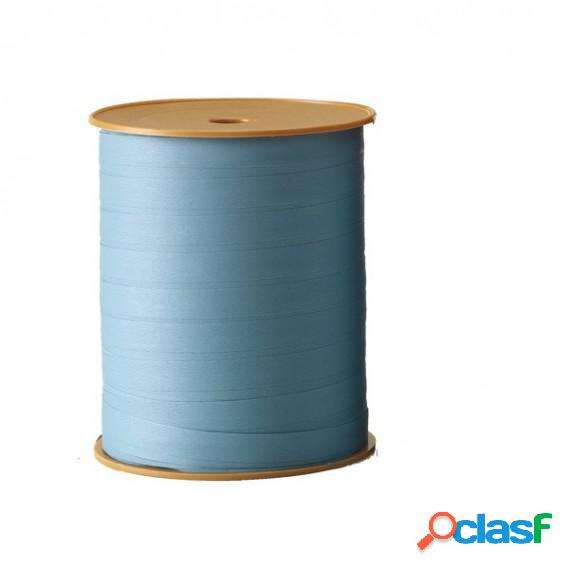 Nastro regalo Vintage bifacciale - blu avio 69 - 10mm x