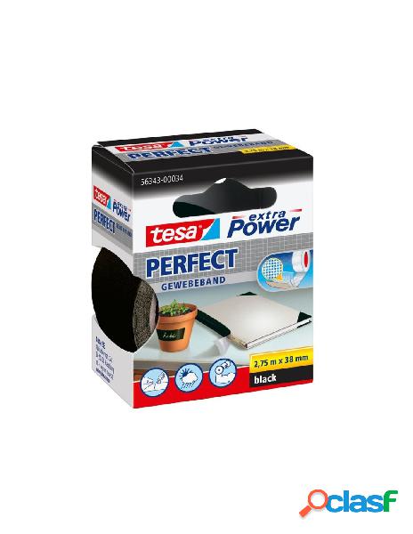 Nastro telato scrivibile misura 2,75m x38mm colore nero