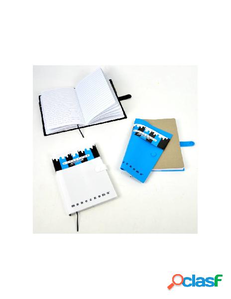 Notebook monocromo 1r formato a5 con copertina in silicone