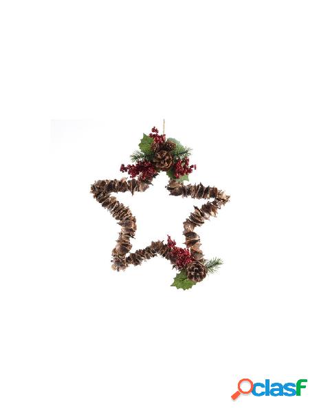 Nut star w berries w 726263