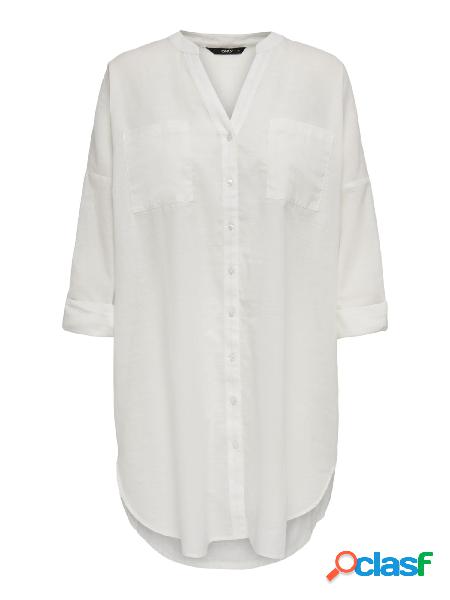 ONLY Camicia oversize in cotone Panna