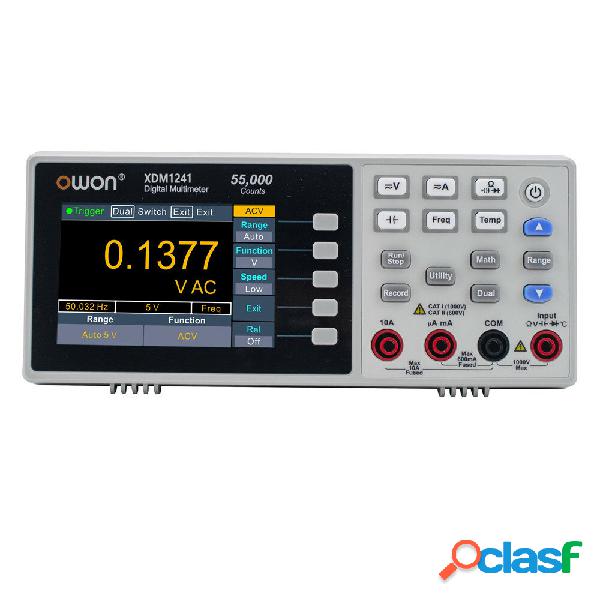 OWON XDM1241 USB digitale Multimetri 55000 conteggi