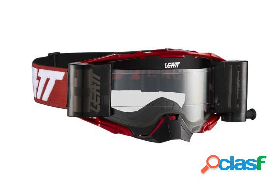 Occhiali cross Leatt Velocity 6.5 Roll-Off Rosso Bianco