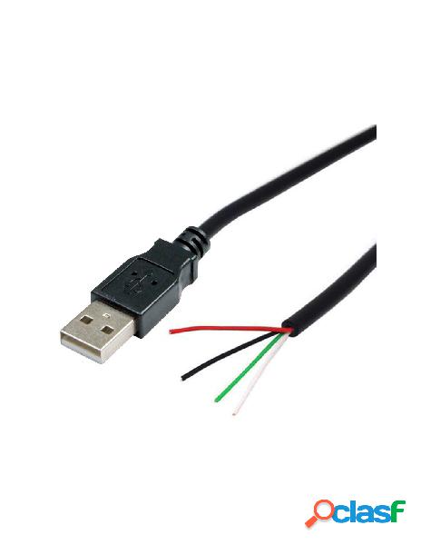 Oem - cavo usb 2.0 usb tipo a a 4 fili cavo aperto 1,5 m