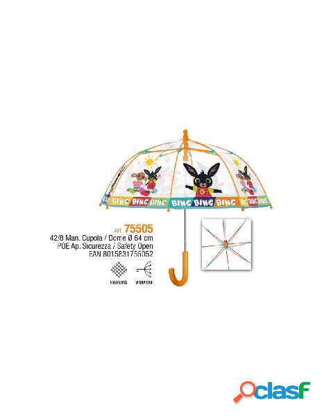 Ombrello manuale 42 cm cupola poe, bing