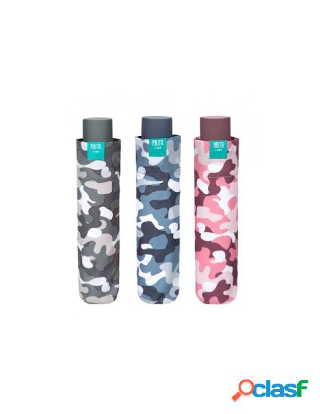 Ombrello mini manuale camouflage colori assortiti