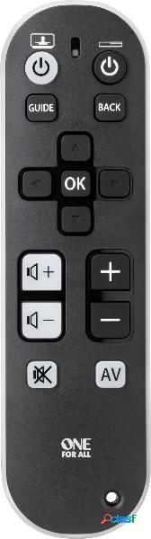One For All TV Zapper URC6810 Universale Telecomando Nero,