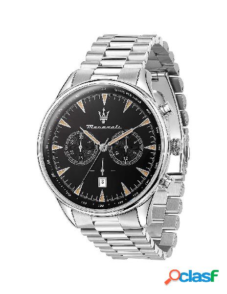Orologio MASERATI Tradizione Crono R8873646004 Black