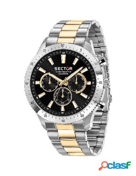 Orologio SECTOR 270 Multifunzione R3253578026 Black Gold