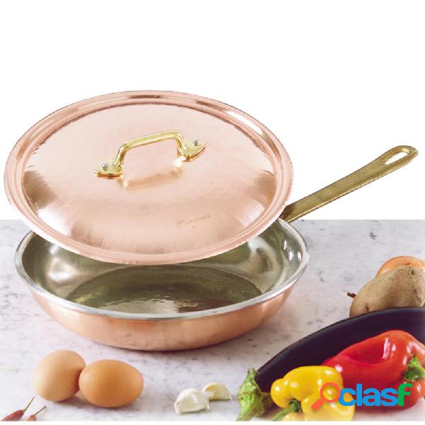 Padella con 1 manico Ø 36 cm realizzata in rame massiccio