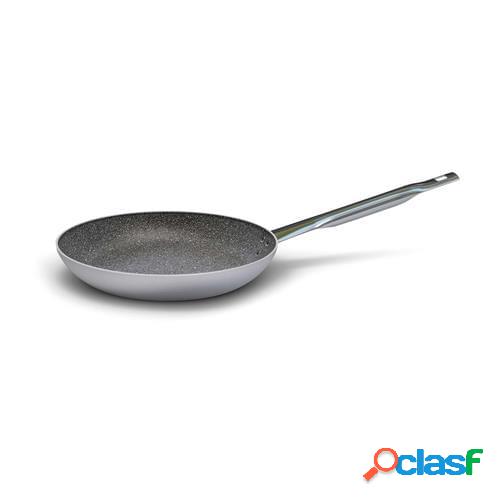 Padella svasata bassa in alluminio antiaderente Stone per