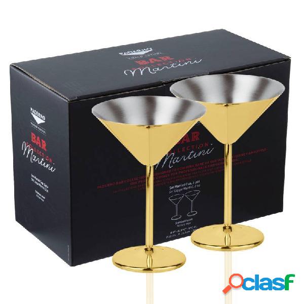 Paderno Coppa Martini 20 cl Set 2 Pz In Acciaio Inox Color