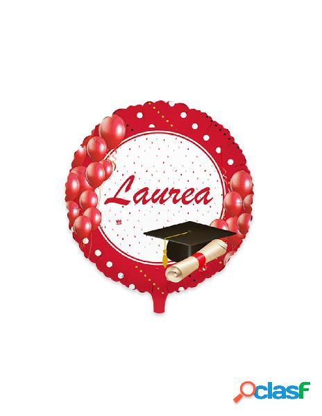 Palloncino mylar tondo cm.60 laurea prestige (24)