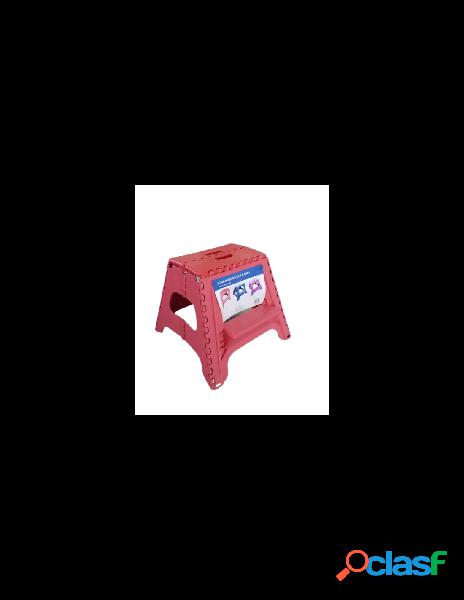 Pam - sgabello pieghevole in plastica rosso