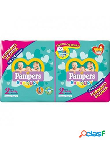 Pampers - Pampers Baby Dry Duo Mini N.2 3-6 Kg 48 Pezzi