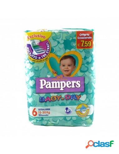 Pampers - Pampers Baby Dry Extralarge N.6 15-30 Kg