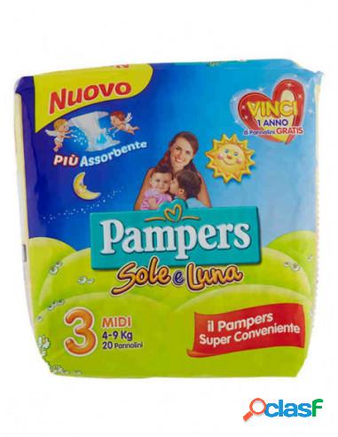 Pampers - Pampers Sole E Luna Midi Pannolini N.3 4-9 Kg