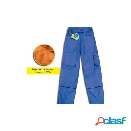 Pantalone Blu Felpato Traspirante Goodyear Taglia S