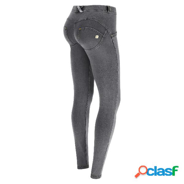 Pantalone WR.UP® skinny vita e lunghezza regular in denim