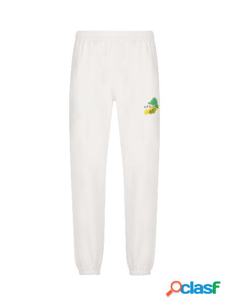 Pantaloni “Brush Arrow” Off-White” In Cotone