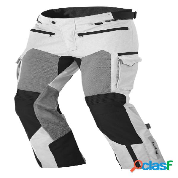 Pantaloni moto estivi Revit Cayenne Pro Grigio chiaro Nero