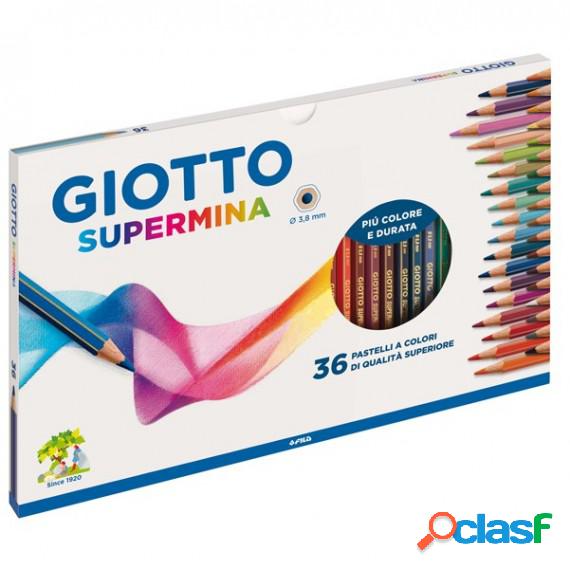 Pastello Supermina - mina 3,8 mm - colori assortiti - Giotto