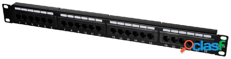 Patch panel LogiLink 24 Porte NP0027 CAT 5e 1 U
