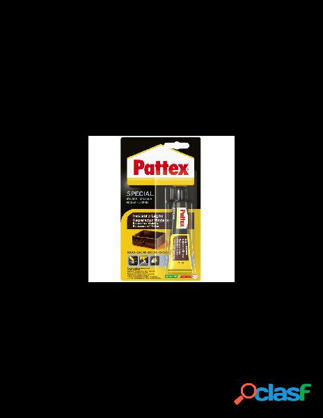 Pattex - stucco legno pattex 1476786 in pasta marrone scuro
