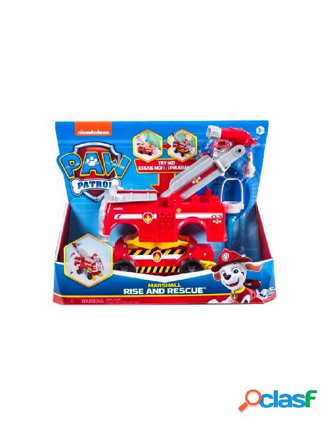 Paw patrol veicolo rise & rescue di marshall