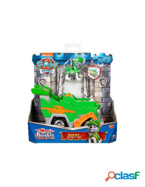 Paw patrol veicolo tematizzato di rocky rescue knights