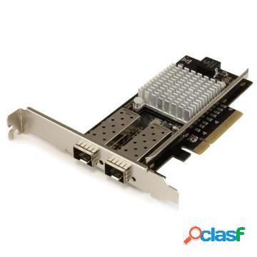 Pci express in fibra ottica da 10gb con 2 porte sfp+ aperto