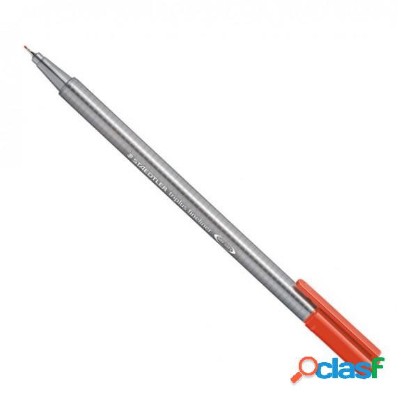 Penna Fineliner triplus - tratto 0,30mm - rosso - Staedtler