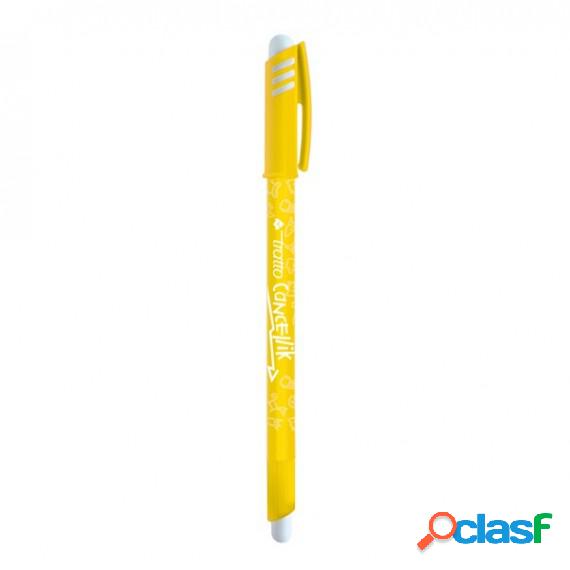 Penna a sfera cancellabile Cancellik - punta 1,0mm - giallo