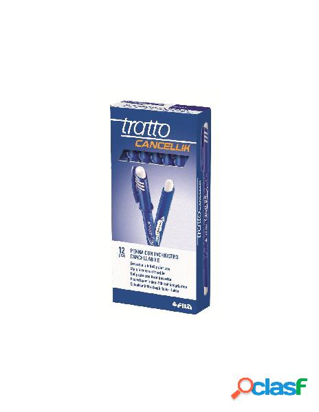 Penna cancellabile tratto cancellik blu - diametro punta