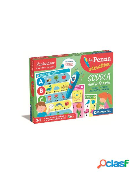 Penna forme, colori alfabeto e numeri