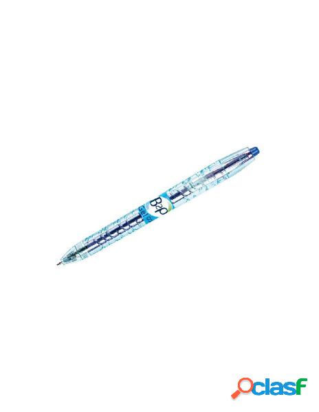 Penna gel ricaricabile pilot b2p tratto 0,7 colore blu -