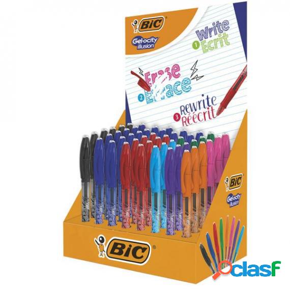 Penne Gelocity colori assortiti Bic espositore 48 penne
