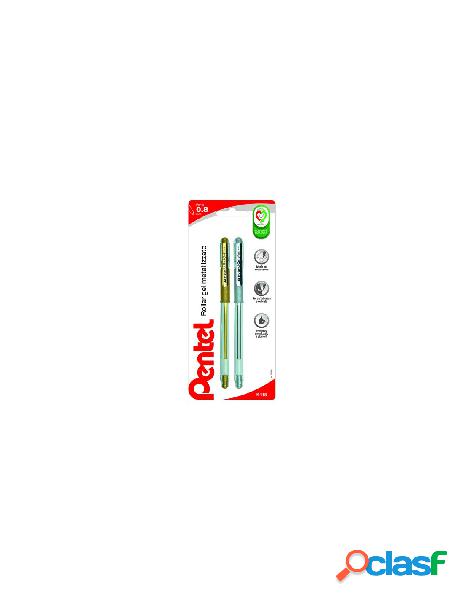 Pentel - penne a sfera pentel ox19080 hybrid gel grip