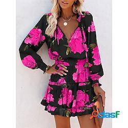 Per donna Vestito casual Abito boho Abito stampato Pop art