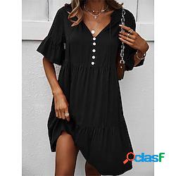 Per donna Vestito casual Abito estivo Abito semplice Liscio