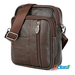 Per uomo Borsa a tracolla Sling Borsa a tracolla Cuoio