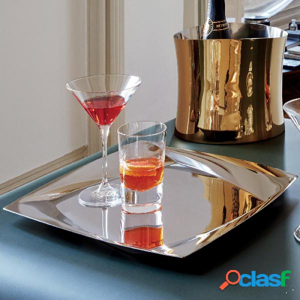 Piatto presentazione, sottopiatto Lucy Inox In acciao inox