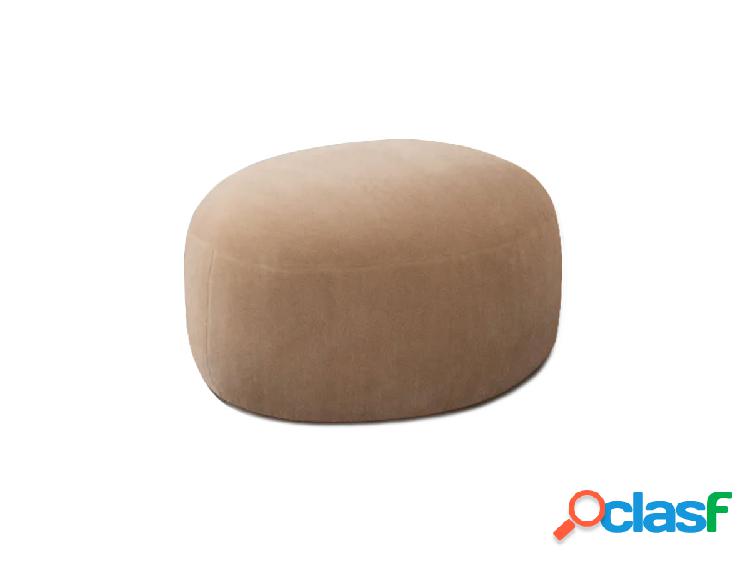 Pierre Augustin Rose Nuage Pouf - Teddy Mohair Ivory