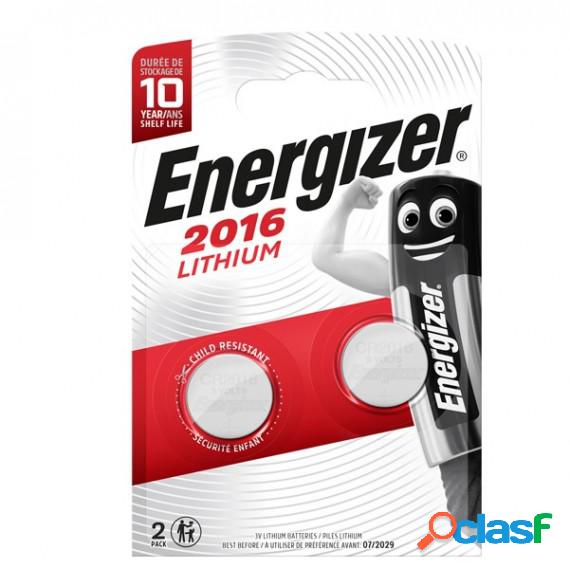 Pile CR2016 Lithium - 3V - Energizer specialistiche -