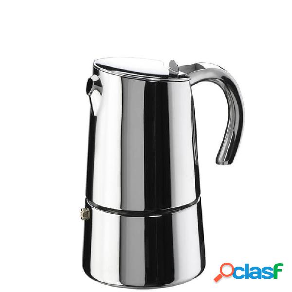 Pintinox Bella Caffettiera Moka 4 Tazze Acciaio Inox