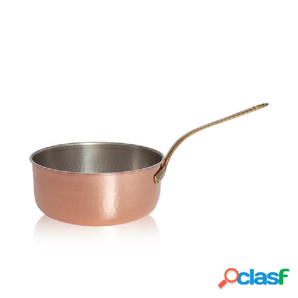 Pintinox Rame Casseruola Fonda 10cm 1 Manico Rame Stagnato