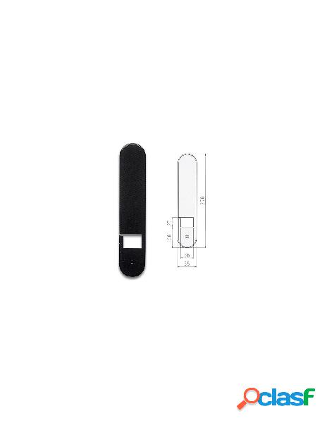 Placca copri avvolgitore tapparelle ghidini 88948800005 nero