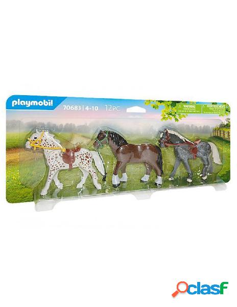 Playmobil - country 3 pony